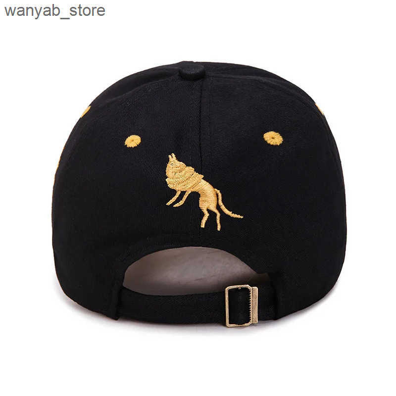 Ball Caps Totem Embroidered Baseball Hat Fashion Mens Baseball Hat Spring/Summer Snap Hip Hop Hat Adjustable Flame Sun Shadow Hat L240910