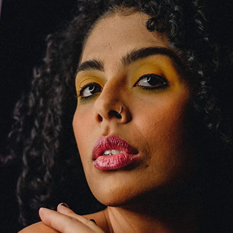 8mm Curved Barbells Nose Piercing D Shaped Tragus Helix Stud Earring Hoop Septum Stainless Steel Ring Nostril Body Jewelry 241125