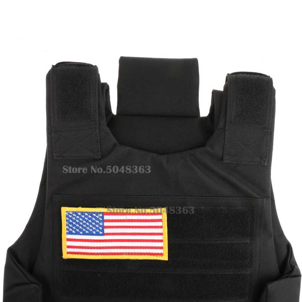 Military Tactical Police Vest Color Bullet War Game CS Hunting Clothing Outdoor Products Equipment BlackW241128