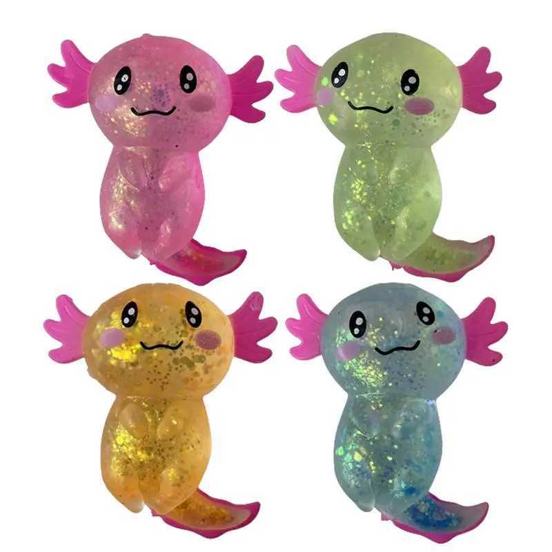 Axolotl Fidget Toy Slow Rising Stress Ball Fidget Toys Axolotl Squeeze Fidget Toy Antistress Toy For Girls Boys Birthday GiftsXJ241129