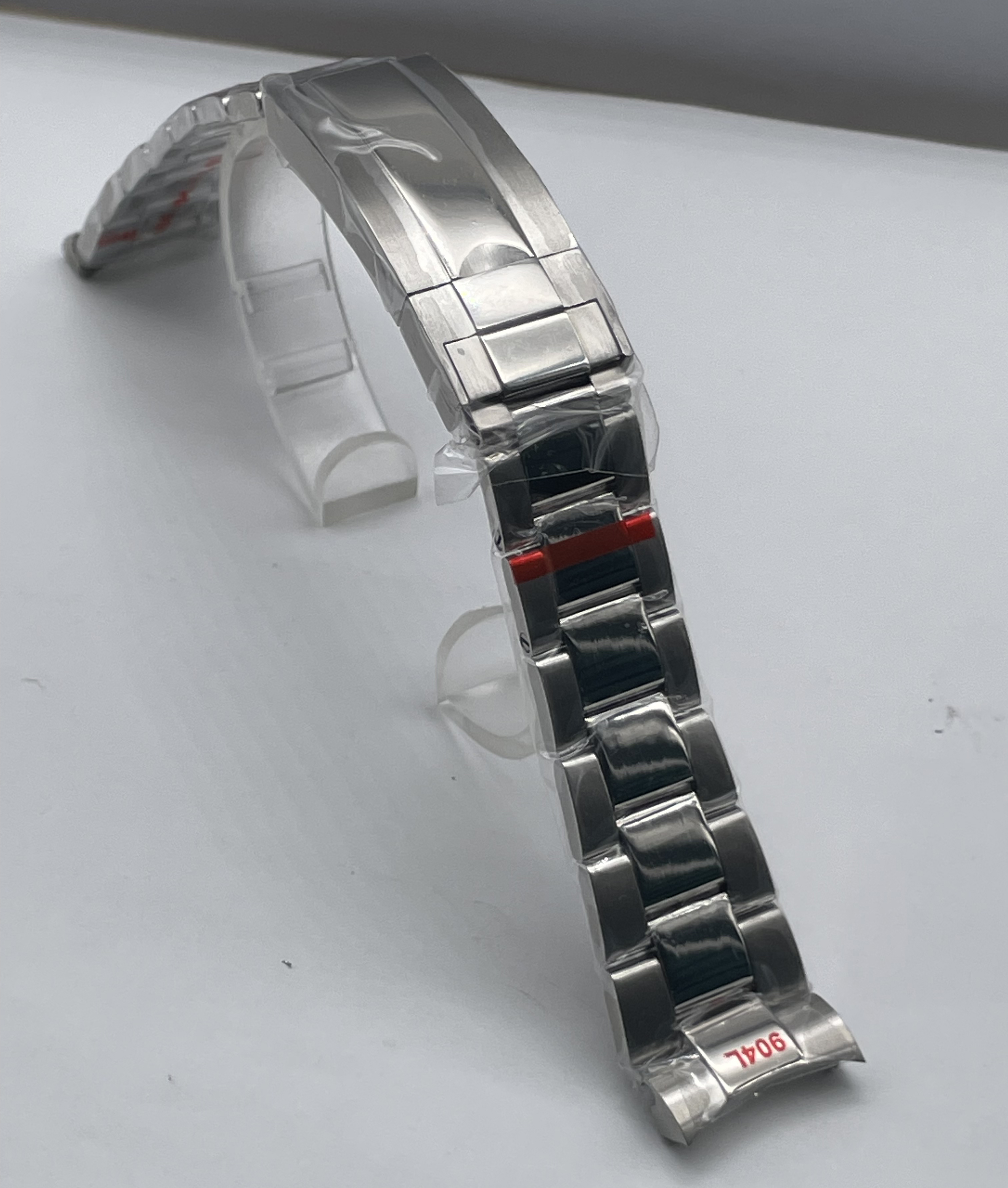 Swish 20mm Silver 904L Stainless Steel Watch Band Wrist Strap for SUB GMT Watch Case Mod Parts Accessories Bracelet Clasp Strap