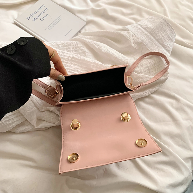 A Stylish Solid Color PU Material Women's Shoulder Bag Handbag, A Variety Oron Colors, Delicate And Small, New