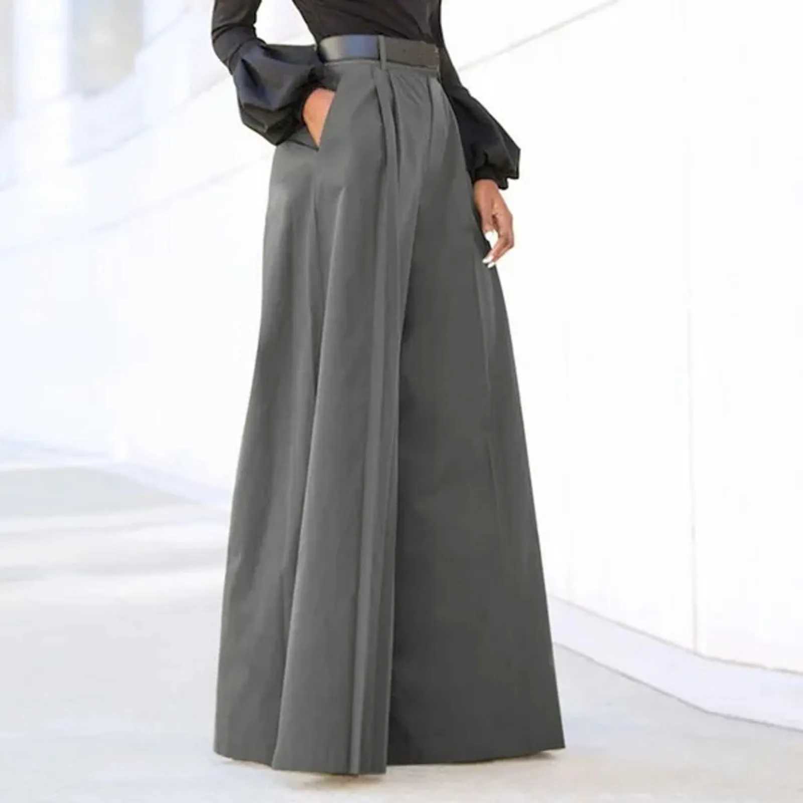 Women's Pants Capris Fashion Elegant Party Pants For Women Palazzo Pants Summer Printed Cropped Cotton Linen Comfy Baggy Trousers With Pockets Y2