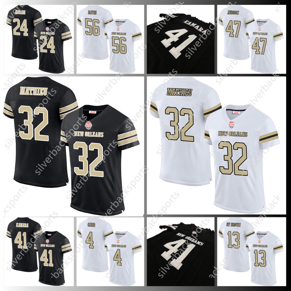 32 Tyrann Mathieu 2025 Mens/Youth Custom Shxinet ed Jerseys 12 Chris Olave 80 Jarvis Landry Football 41 Ain Kamara 2 Jameis Winston 56 Demario Davis T