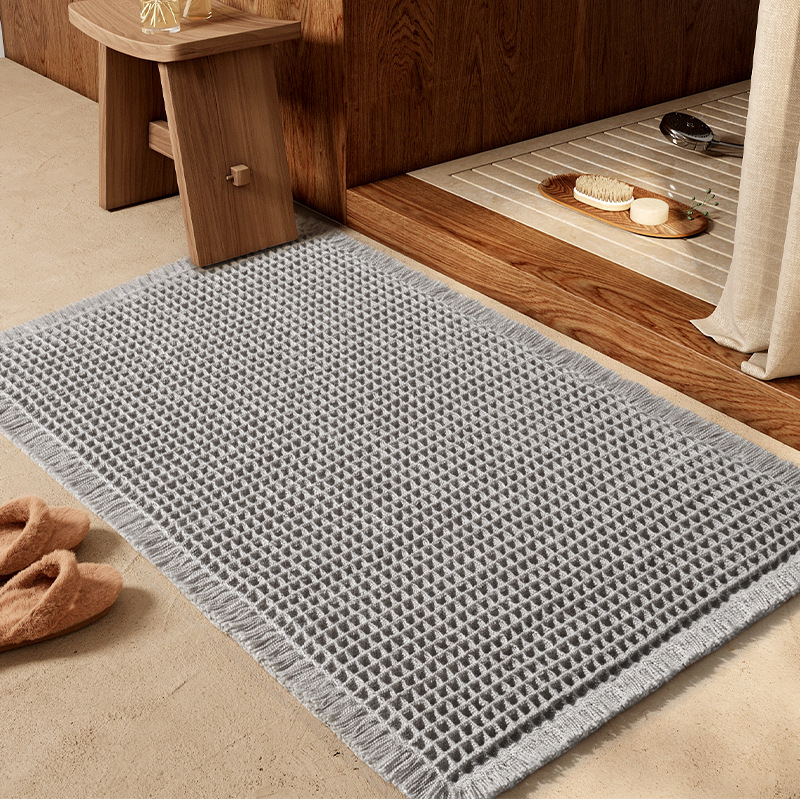 Toilet Anti-slip Foot Mat Bathroom Door Mat Entrance Mat Bathroom Floor Mat Bathroom Door Absorbent Carpet