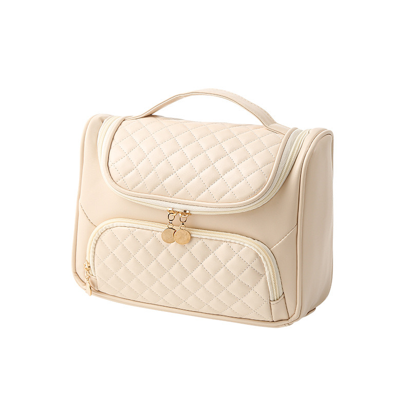 2025 new New Makeup with High Appearance Value, Large Capacity, Portable, Waterproof Storage Bag, Travel Hook, Washing Bag zhanyishengli