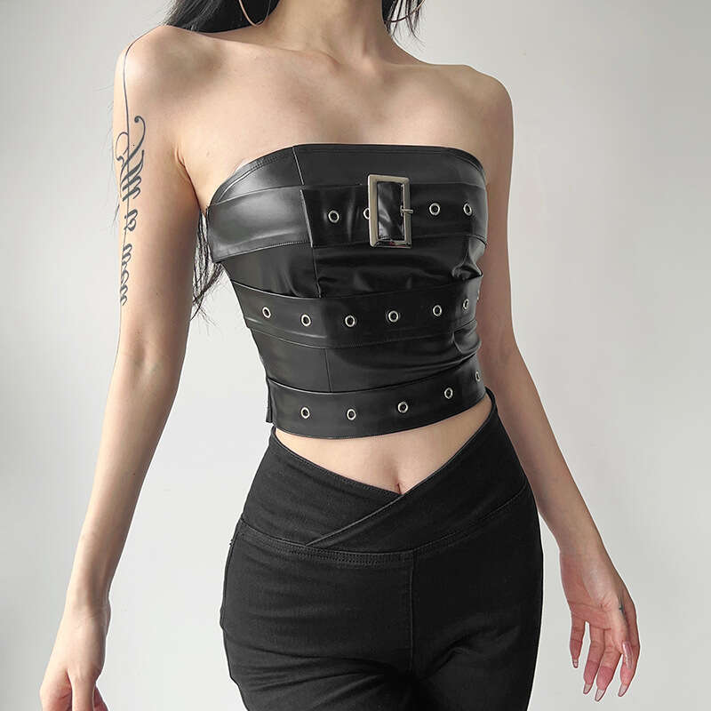 Feng 2023 Summer Women's Clothing New Fashionable and Sexy Solid Color Slimming Skincare Small Tank Top