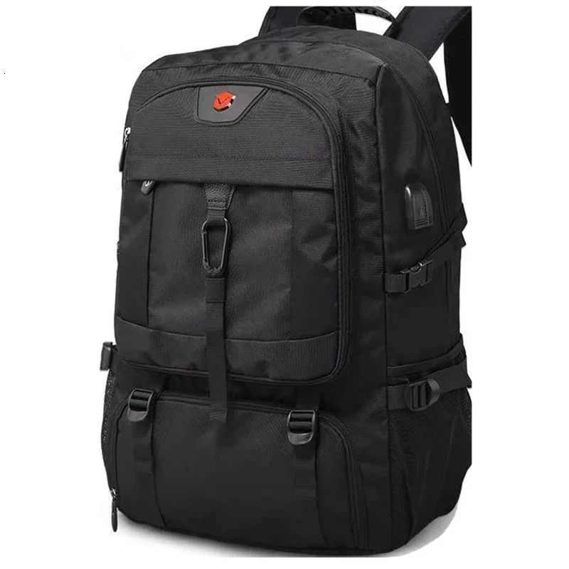 50L 80L Large Travel Backpack Men Separate Shoe Compartment Business Bag Outdoor Sports Waterproof Man Black Storage Backpacks y241126