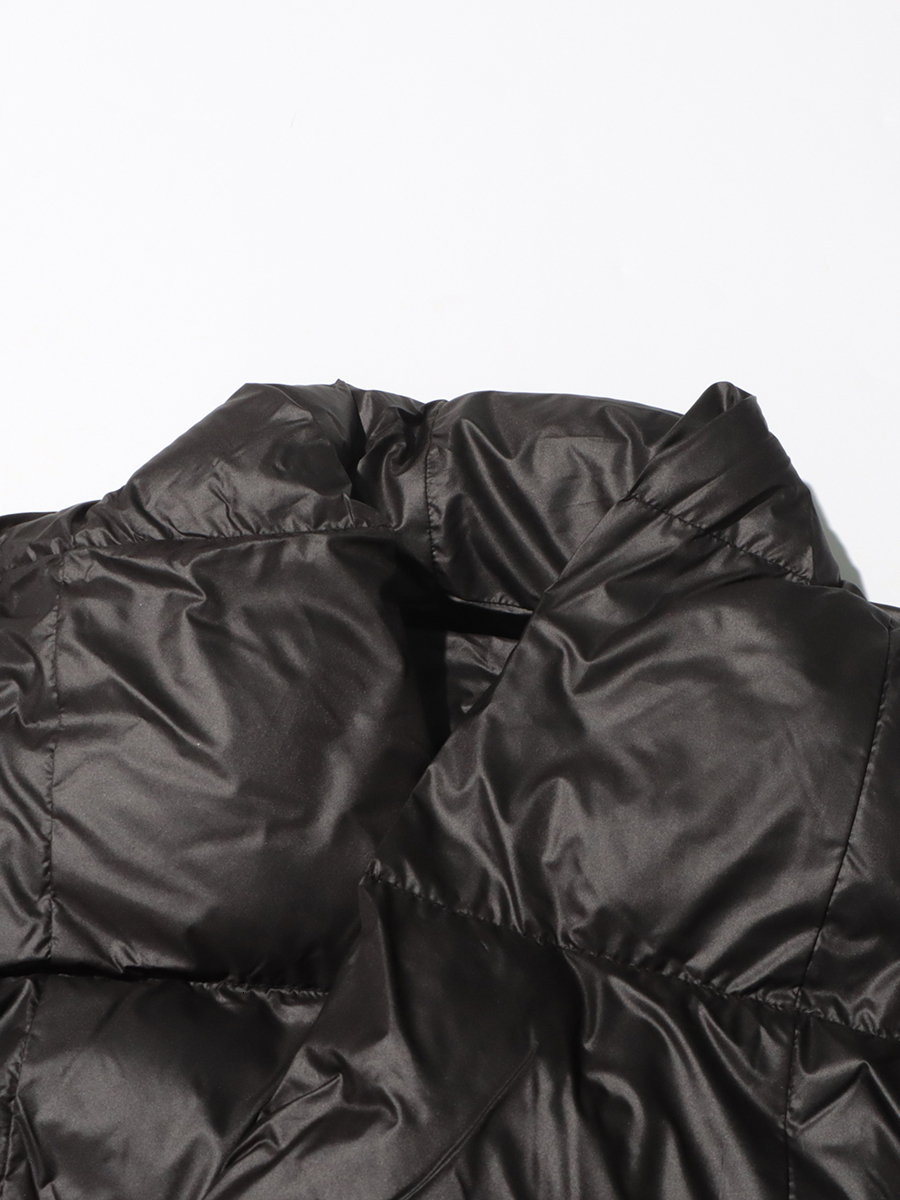 Solid Leather Streetwear Parkas For Women V Neck Long Sleeve Spliced Lace Up Irregular Coats Female Fashion Winter coat