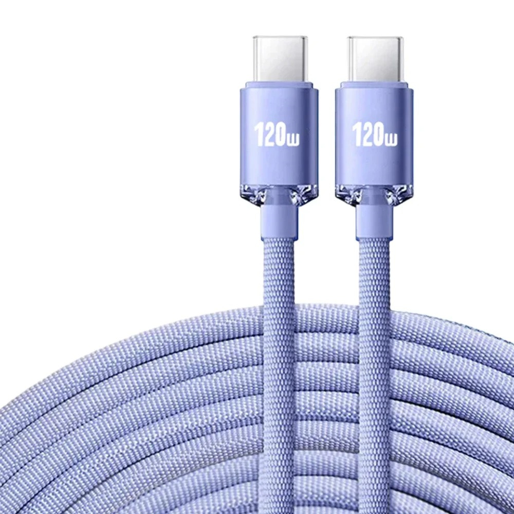 Super Fast Quick Charging 6A 120W USB C to USB-C PD Cable 1m 1.5M 2M Type c Cables For Samsung S10 S20 S23 S24 Htc LG Android phone 15/15promax