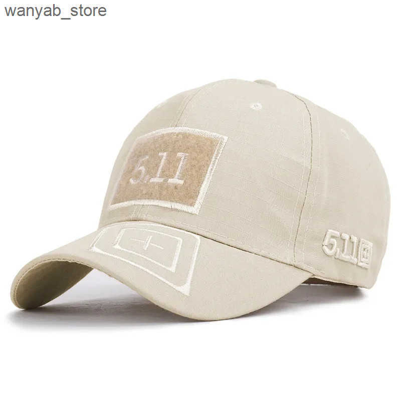 Ball Caps Mens tactical baseball cap fan colored cotton snap button green jungle game cap fishing sports camping cap L240910