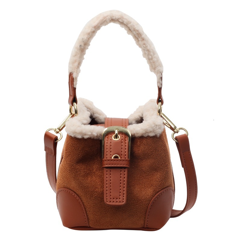 Crossbody Bags Women Shoulder Bag Casual Retro Plush Bag Versatile Plush Designer Bags Purse And Handbags