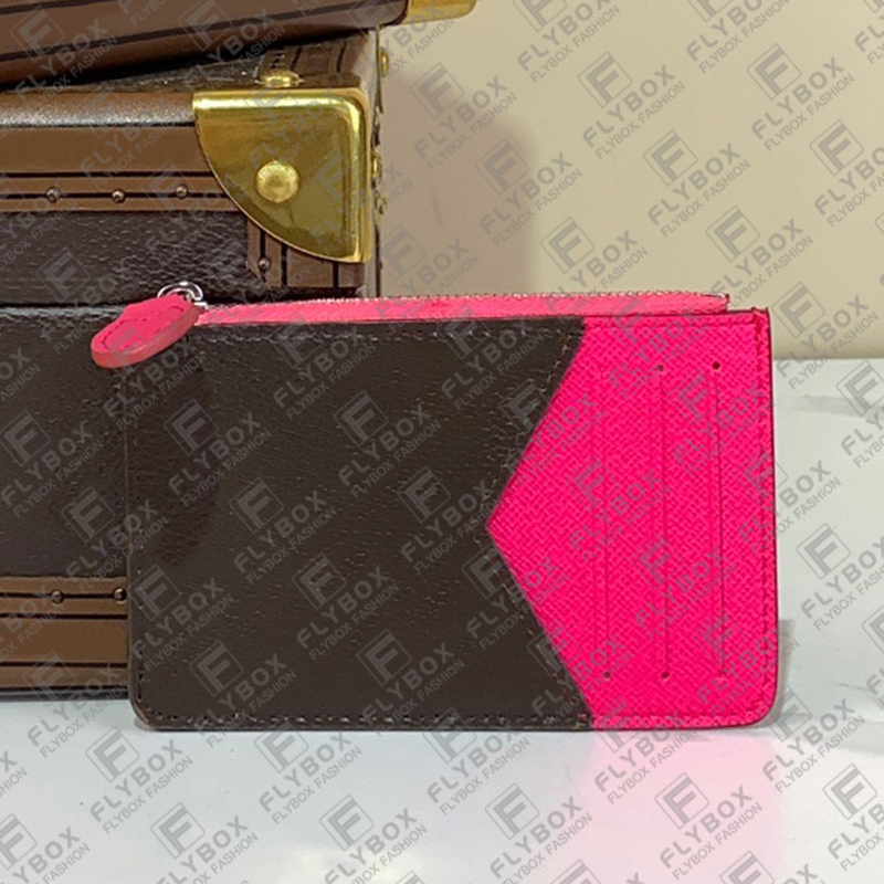 M12382 M12383 M12384 Romy Credit Card Holder Wallet Coin Purse Key Pouch Women Fashion Casual Luxury Designer Top Quality Purse Pouch Fast Delivery M12385 M12386