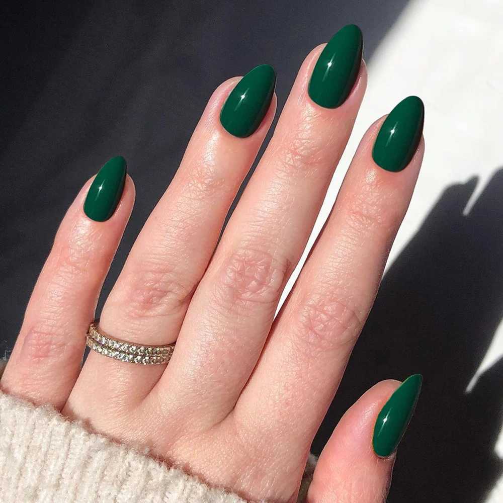 24pcs short false nail Red Oval Nail minimalist style press on nails suitable for women and girls daily wear reusableXJ250110