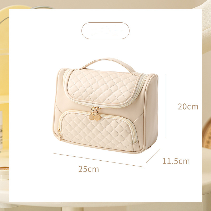 2025 new New Makeup with High Appearance Value, Large Capacity, Portable, Waterproof Storage Bag, Travel Hook, Washing Bag zhanyishengli