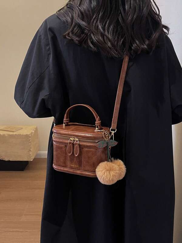 This Year's Popular Small Bag Women's Autumn And Winter Versatile New Fashion Retro Single Shoulder Crossbody Hand-Held Water Bucket Quality