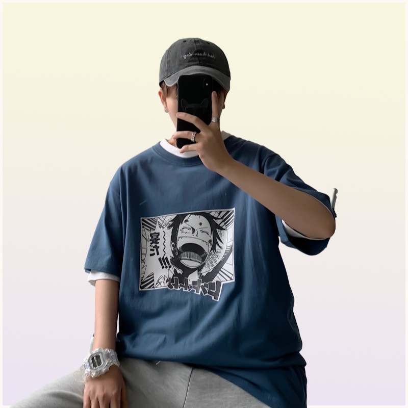 Anime One Piece T-shirt Japanese Harajuku T Shirt for Men Women Clothes Monkey D ffy Tshirt Male Streetwear Tee Top Summer