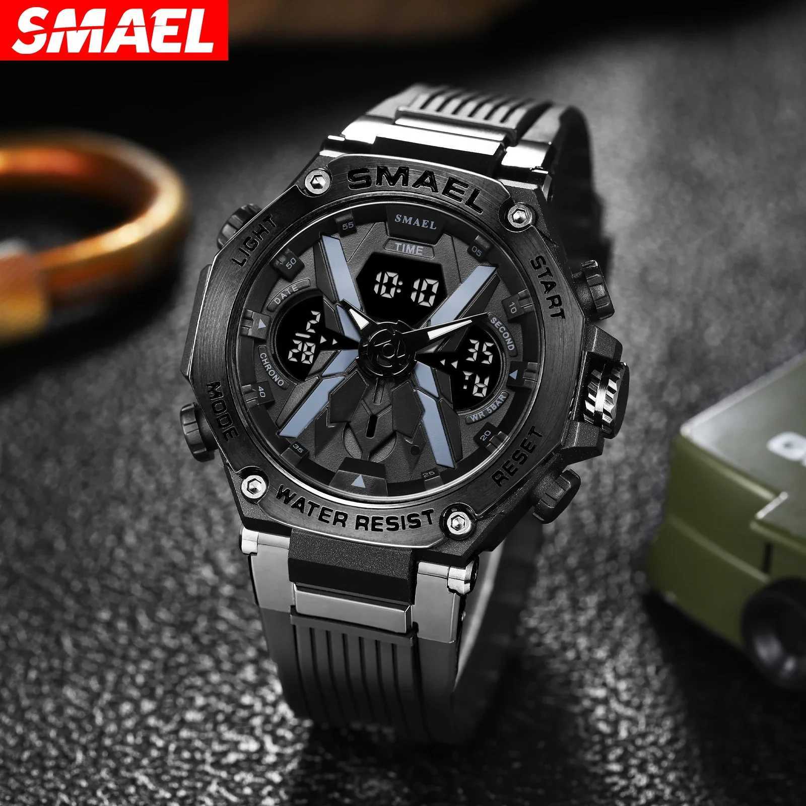 SMAEL Electromagnetic 8087 alloy mens mtifurantional sports waterproof M241128