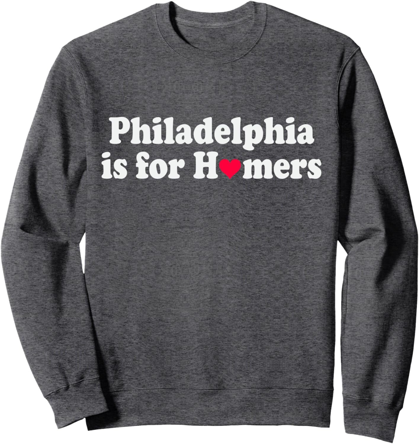 Long Sleeve Shirts for Men sweatshirt Philadelphia Is For Homers Red Heart Love Men Women Philly Sweatshirt T shirt Tee Streetwear Casual tops clothes