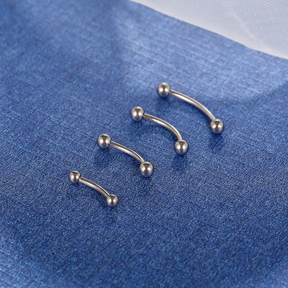 Wholesale 1710PCS Eyebrow Piercing Jewelry Labret Lip Stud G23 Septum Nose Ring For Women 241125