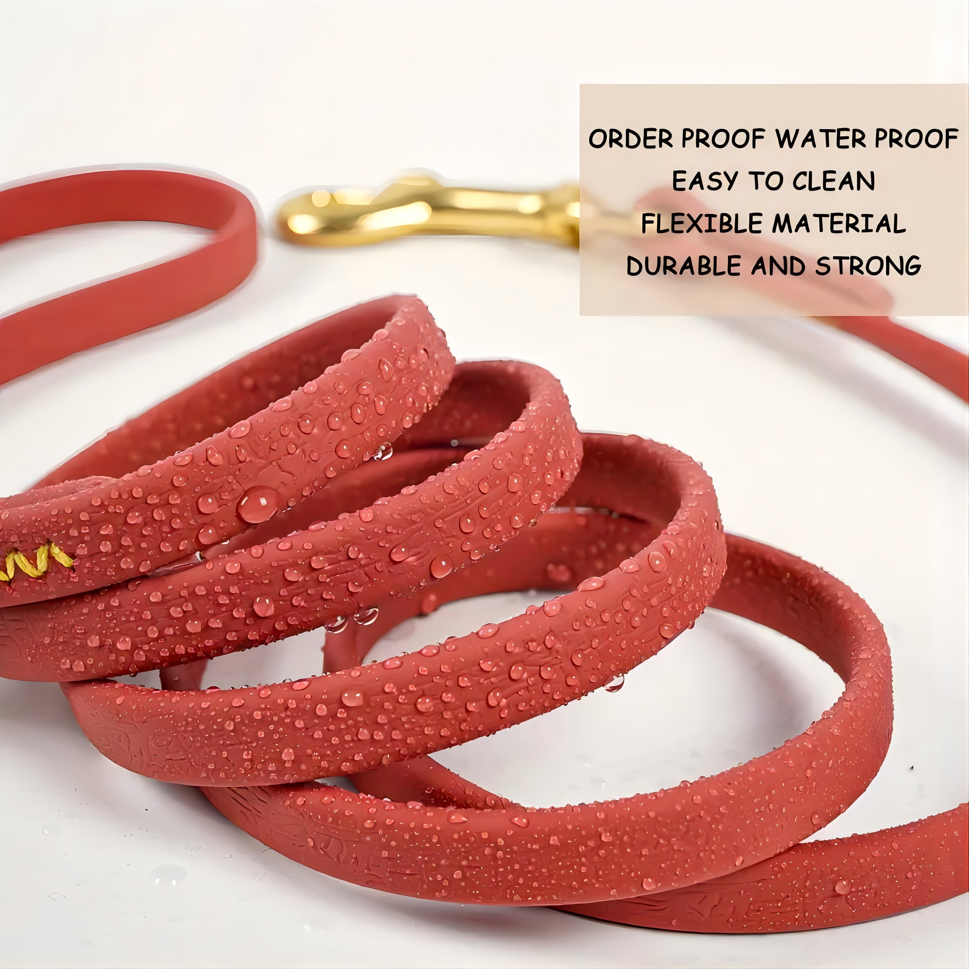 Nylon Large Brown White Fashionable Adjustable Reflective Dog Pet Neckband