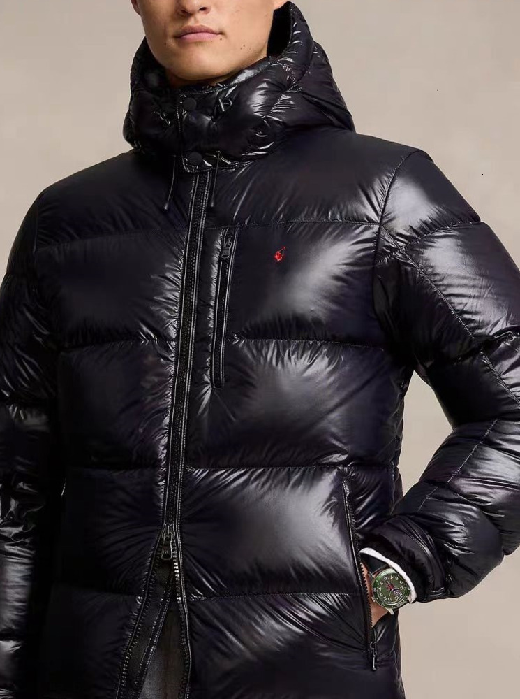 Polo Mens Jackets Women Winter Warm Puffer Down Jacket Coats Zipper Designer Outerwear Clothing Fashion Parkas Men Windbreaker Thick Embroidered Hooded Coat fjhz