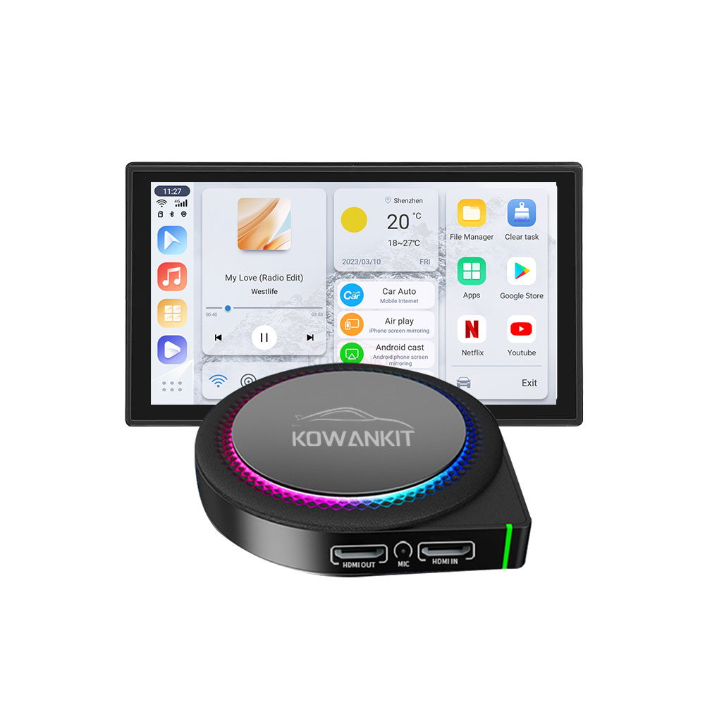 8gb 128gb wireless carplay adapter android car play magic box HD-port carplay ai box open android 13 QCM6125 chipset