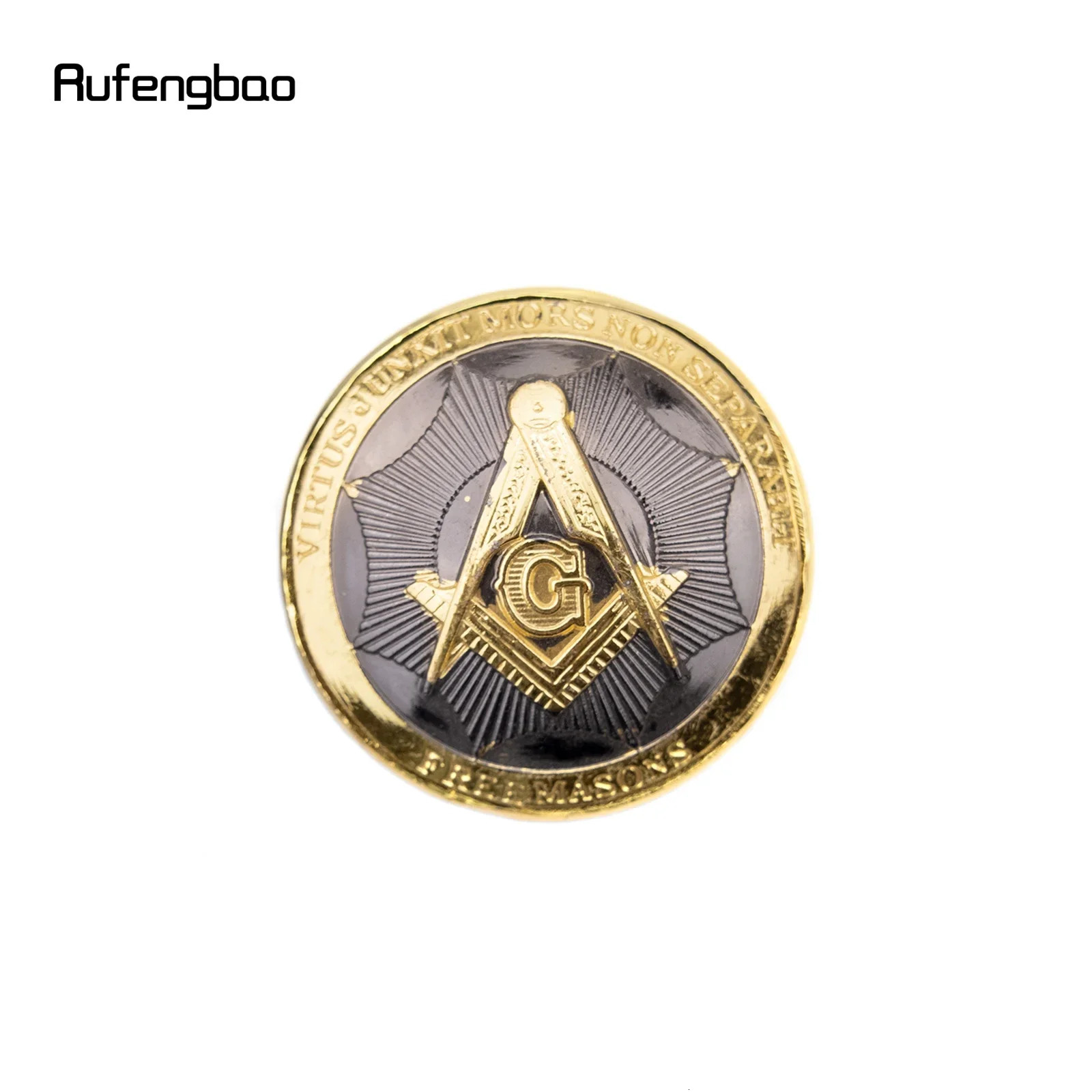 Golden Freemasonry Freemasons VG Totem Relief Walking Cane Fashion Walking Stick Gentleman Crosier Knob Walking Stick 93Cm 24