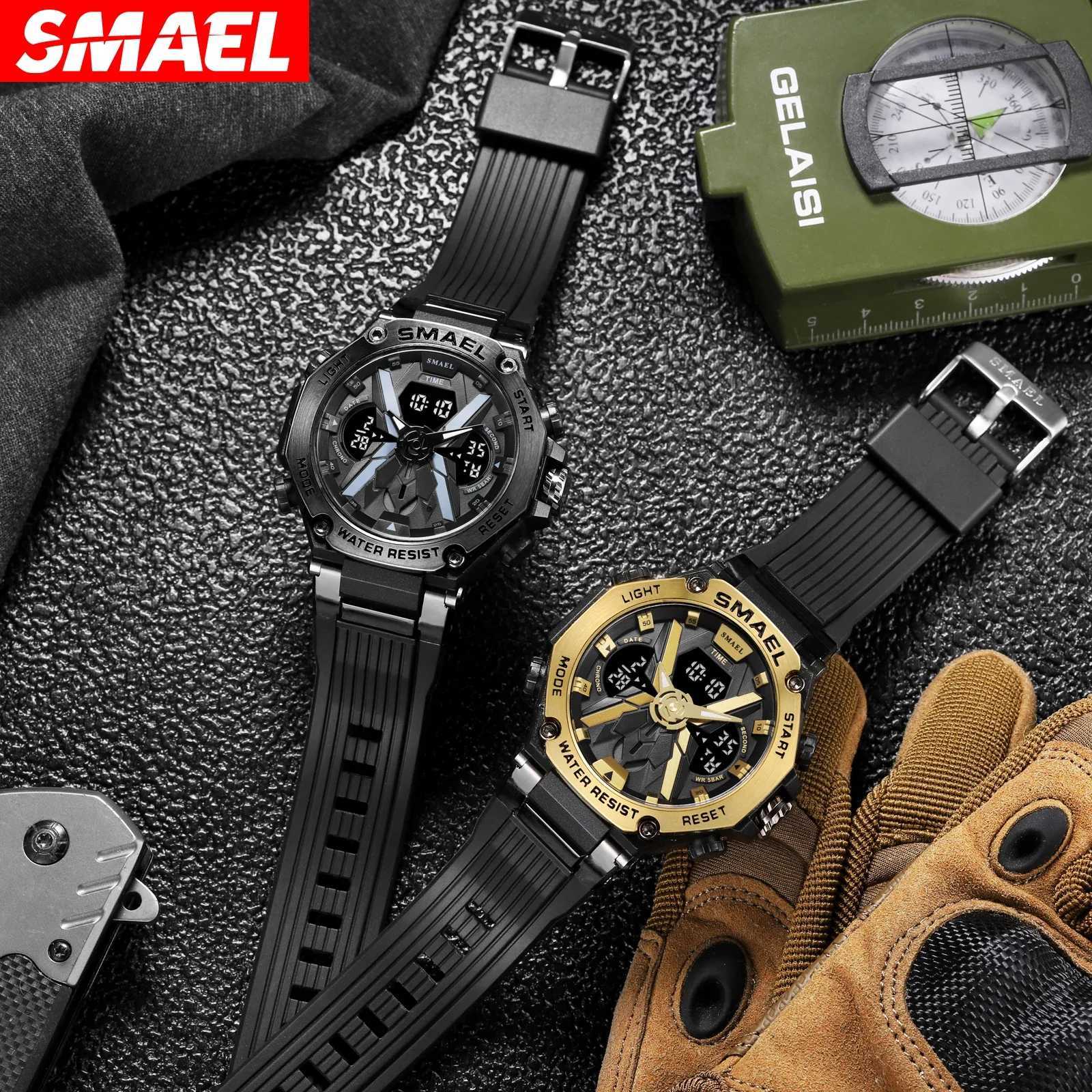 SMAEL Electromagnetic 8087 alloy mens mtifurantional sports waterproof M241128