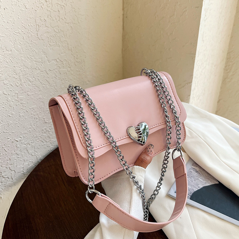 Love Women's Bag Chain Shoulder Bag Casual Fashion Armband Designer Small Square Bag