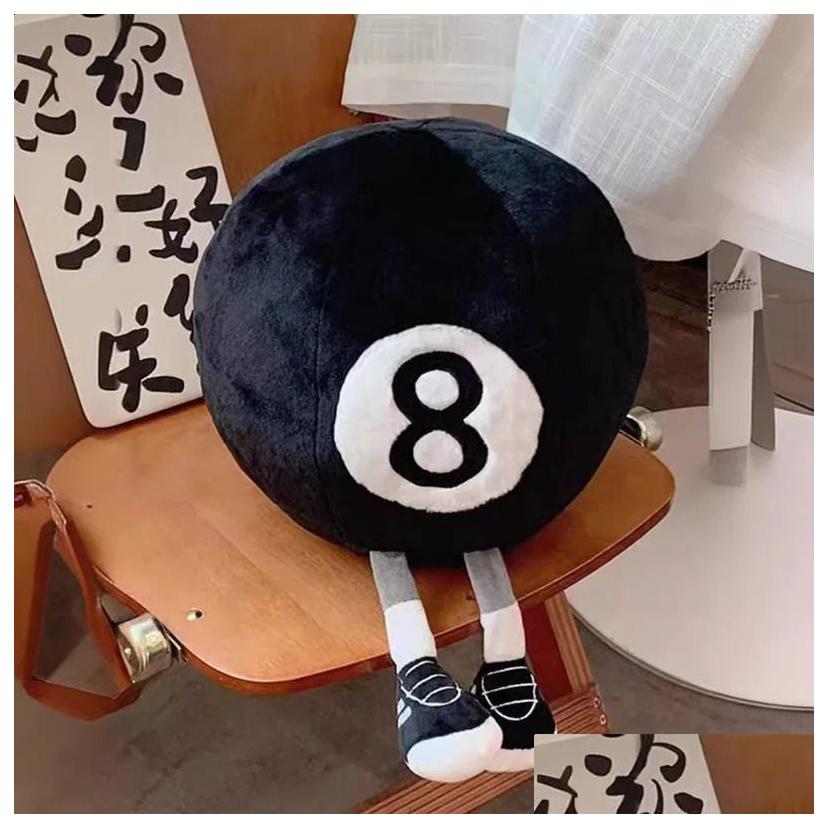 Dolls Jelly Fun Sports Basketball Bed Billiards Black Eight Football Baby Doll Pet Toy 240904 Drop Delivery Toys Gifts Stuffed An Dhx3W