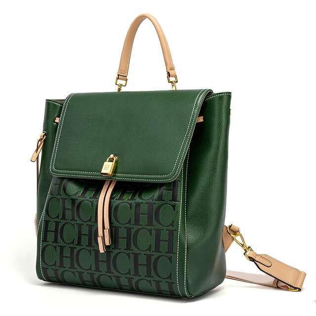 Fashion Classic Solid Color Retro Large Capacity PU Material Women's New Backpack