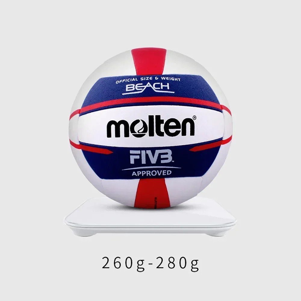 Molten V5B5000 Volleyball Standard Size 5 Soft PU Beach Ball for Adult Indoor Outdoor Match Training 241126