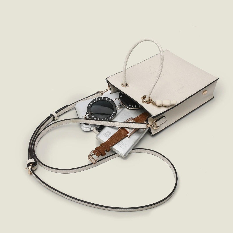 Handmade Large Capacity Single Shoulder Solid Color Multifunctional Women Handbag Simple Style Shopping Storage Bag