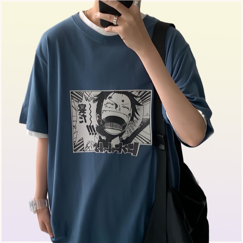 Anime One Piece T-shirt Japanese Harajuku T Shirt for Men Women Clothes Monkey D ffy Tshirt Male Streetwear Tee Top Summer