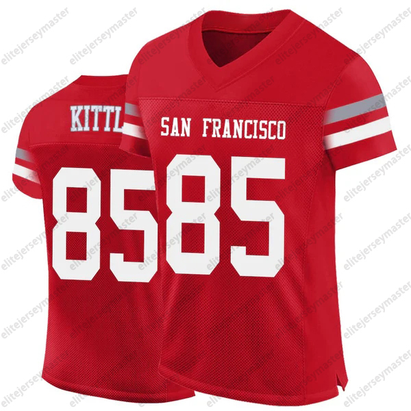 Purdy 13 Kittle 85 McCaffrey 23 Warner 54 Allen 17 Bosa 97 Beal Jr. 51 Dobbs 5 Guerendo31 Mason 24 Cities Football Jerseys Custom Any Number Name For 