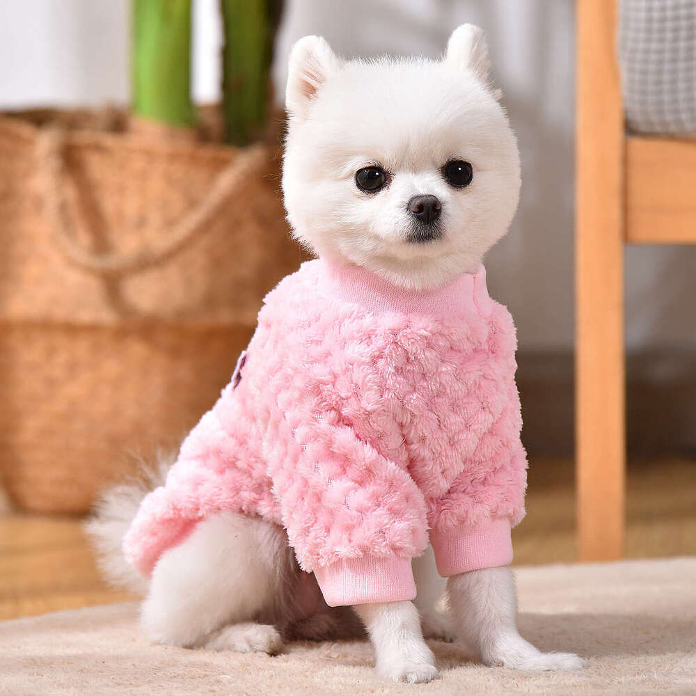 Adorable Small Dog Puppy Jumper Soft, Fluffy, Warm with Chirwa Embroidery - Perfect for Toy Breed Dogs and Puppies