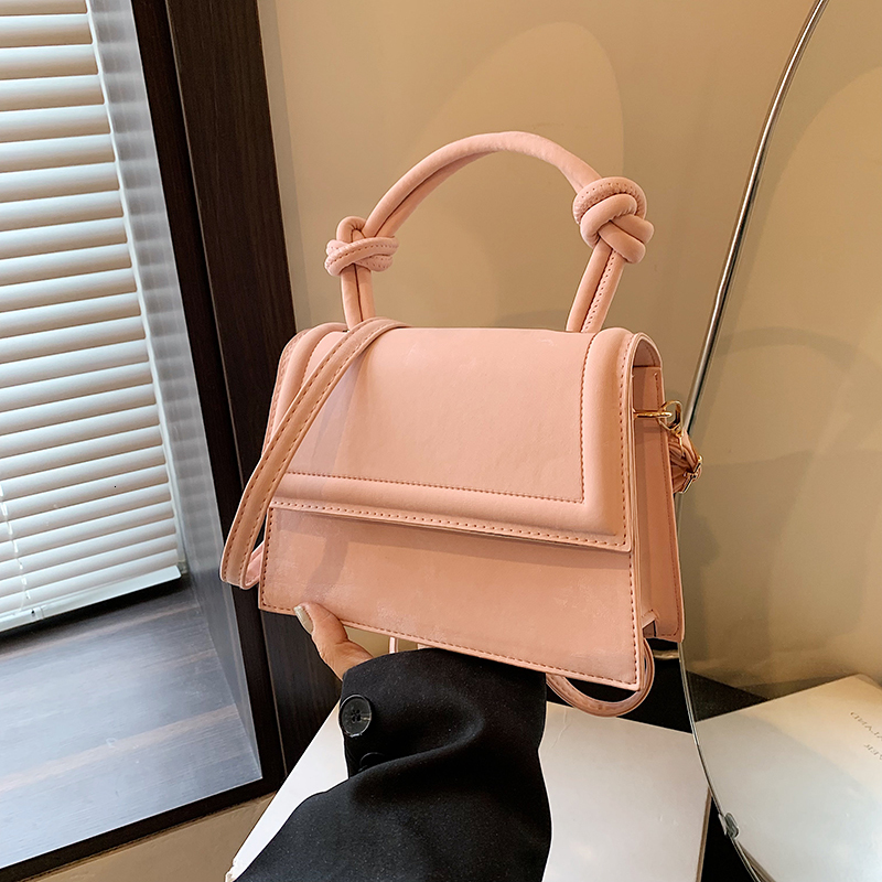 A Stylish Solid Color PU Material Women's Shoulder Bag Handbag, A Variety Oron Colors, Delicate And Small, New