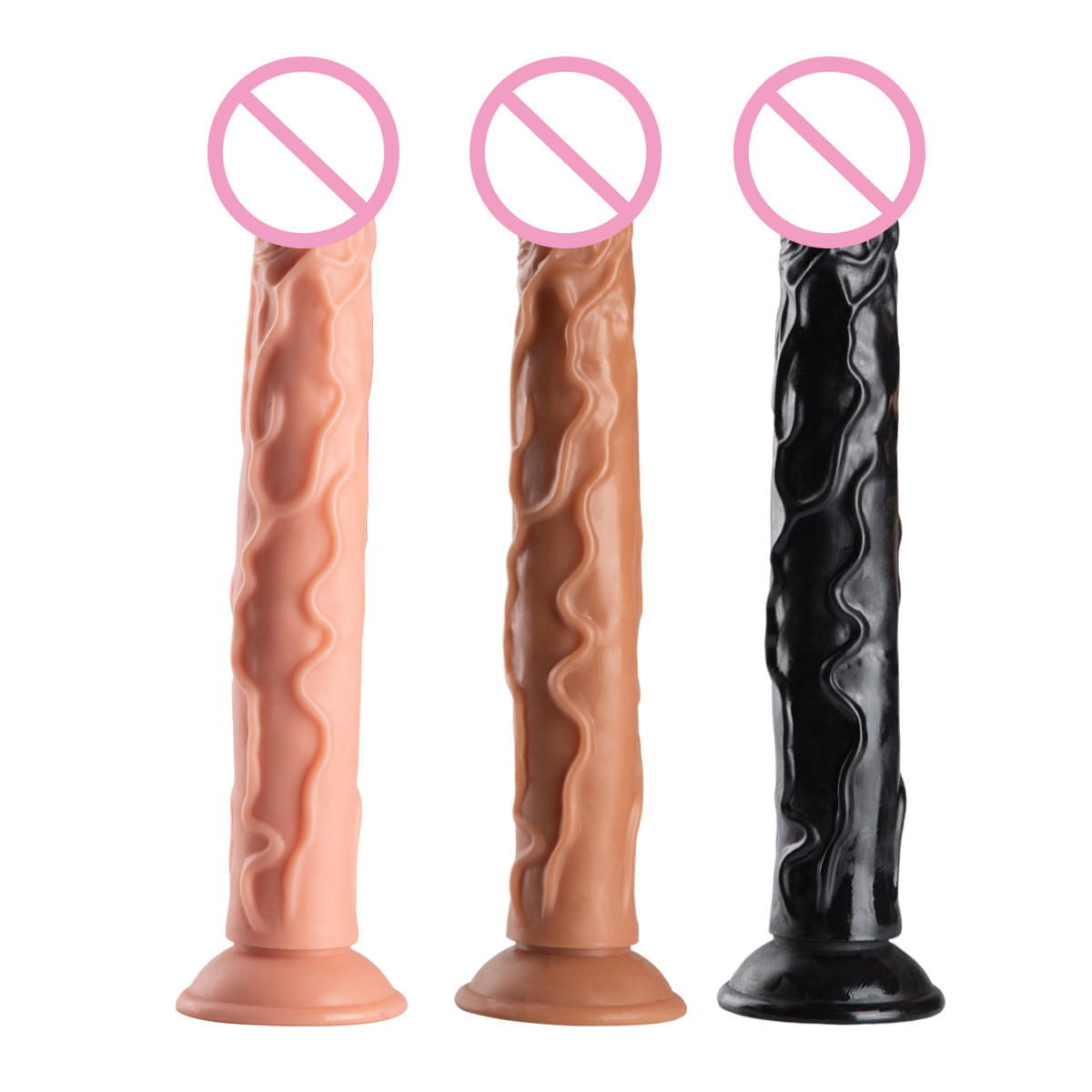 Male sex toy Dildos Long Dong for Sided Anal Play G-spot Stimulator Sex Toys for Women Couple
