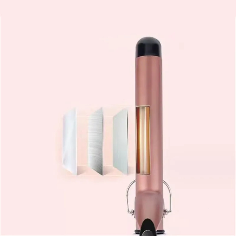 1PC 9mm 1m 22mm Professional Gold Electric Hair Curler Curling Iron Waver Pear Flower Cone Wand Styling Tool 2 240423