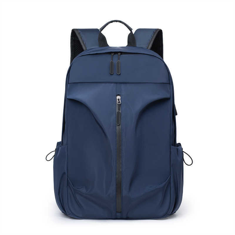 New fashionable and casual backpack with large capacity for middle and high school students, lightweight and simple backpack