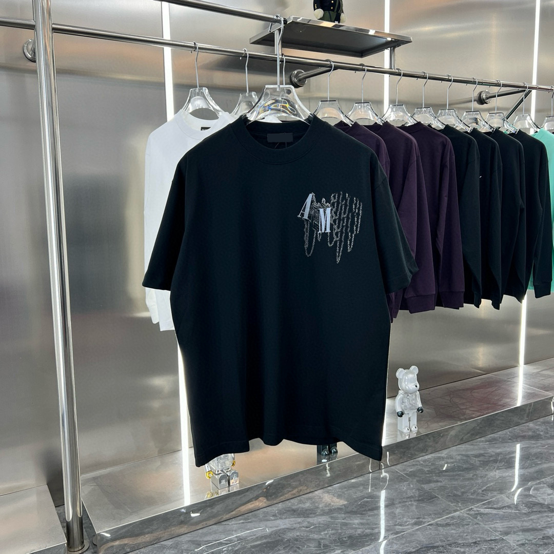 Men's Plus Tees & Polos Round neck embroidered and printed polar style summer wear with street pure cotton tshirts 433f