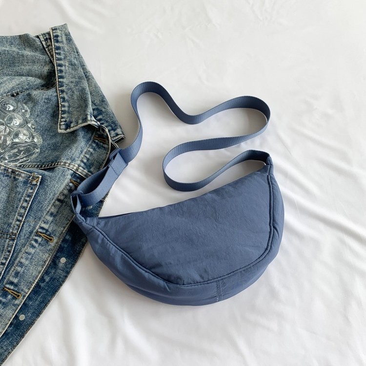 U Home Fitting Room Same Style Shoulder Nylon New Fabric Micro Wrinkled Waterproof Crossbody Yangqi Dumpg Bag