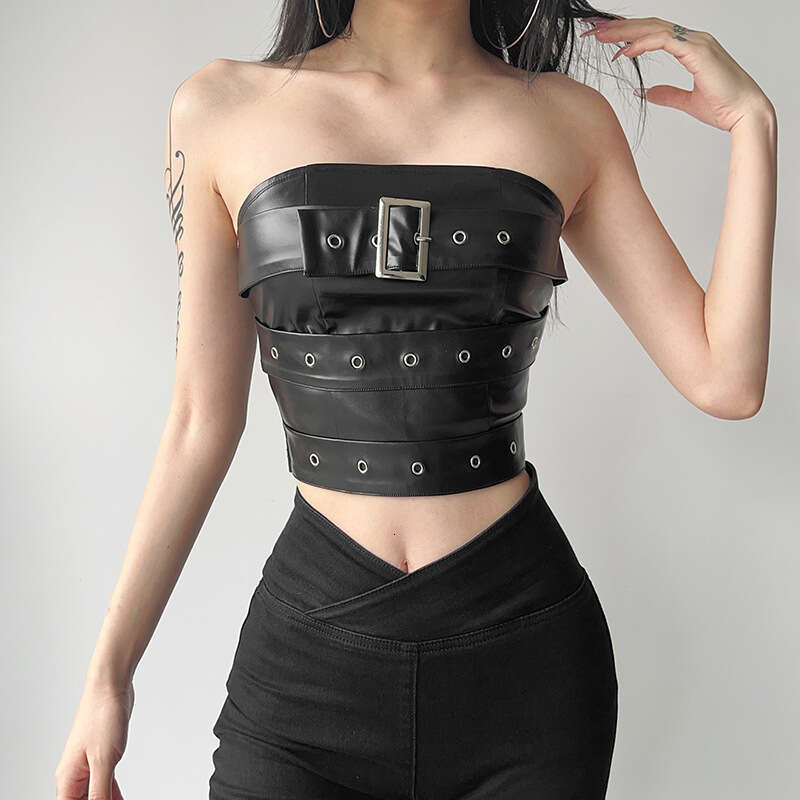 Feng 2023 Summer Women's Clothing New Fashionable and Sexy Solid Color Slimming Skincare Small Tank Top
