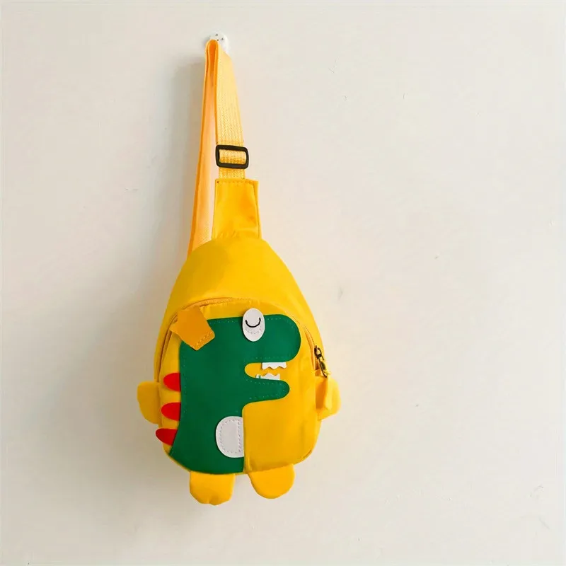 Childrens Backpack Dinosaur Chest Bag Boys and Girls Shoulder Messenger Bag Cartoon Cute Mobile Coin Purse