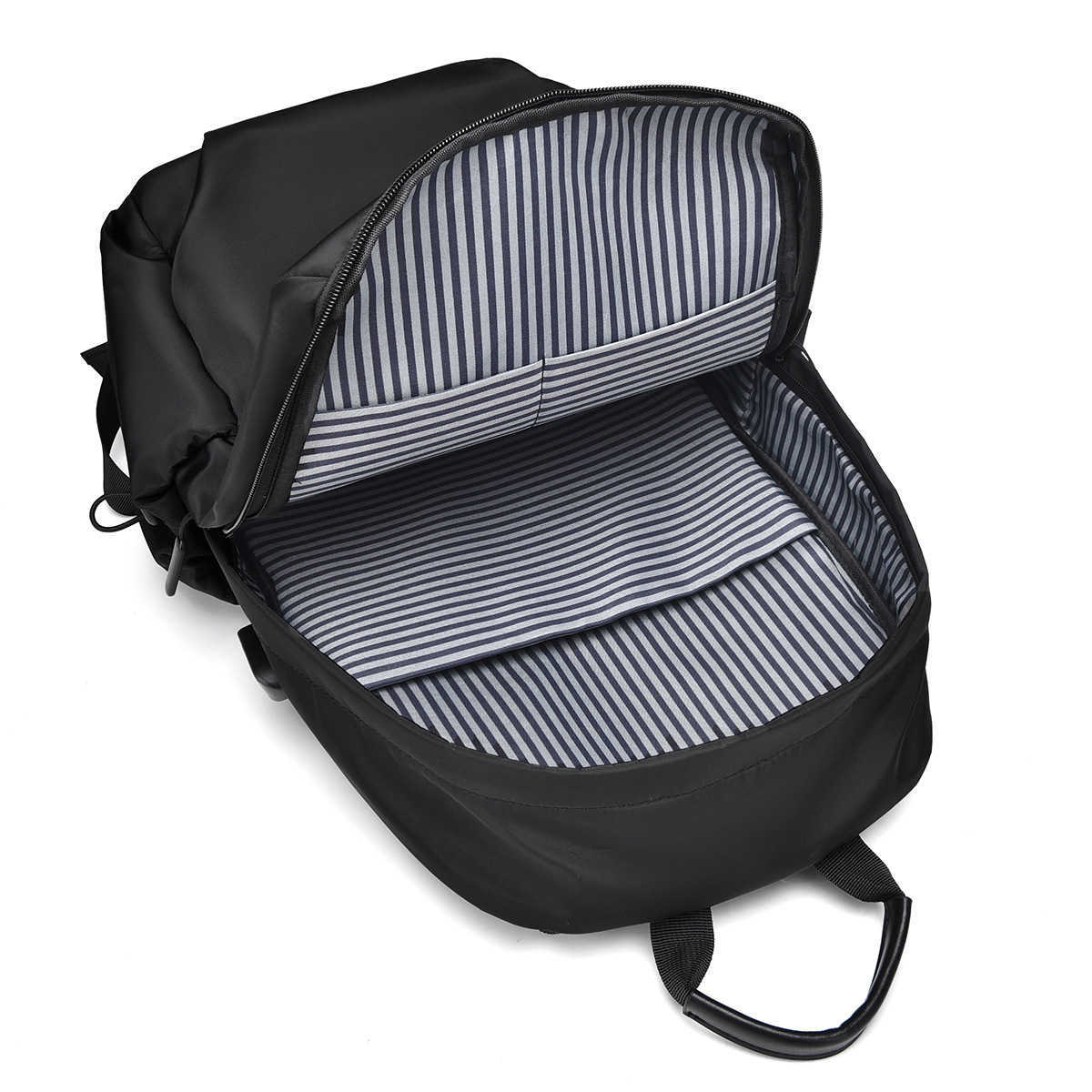 New Men's Commuting Backpack with Large Capacity and Simple Design, College Student Backpack, Computer Bag, Casual 241129