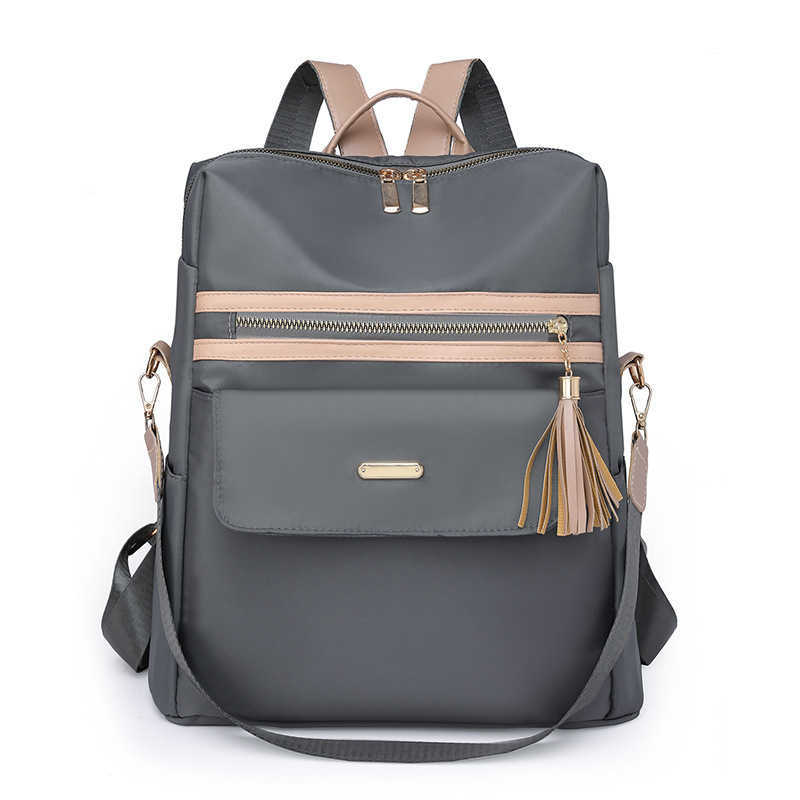 Leisure backpack Oxford cloth outdoor travel backpack 2023 new fashionable women's backpack women's backpack 241129