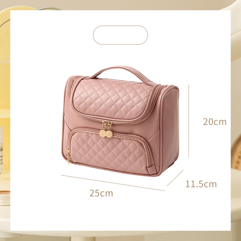 2025 new New Makeup with High Appearance Value, Large Capacity, Portable, Waterproof Storage Bag, Travel Hook, Washing Bag zhanyishengli