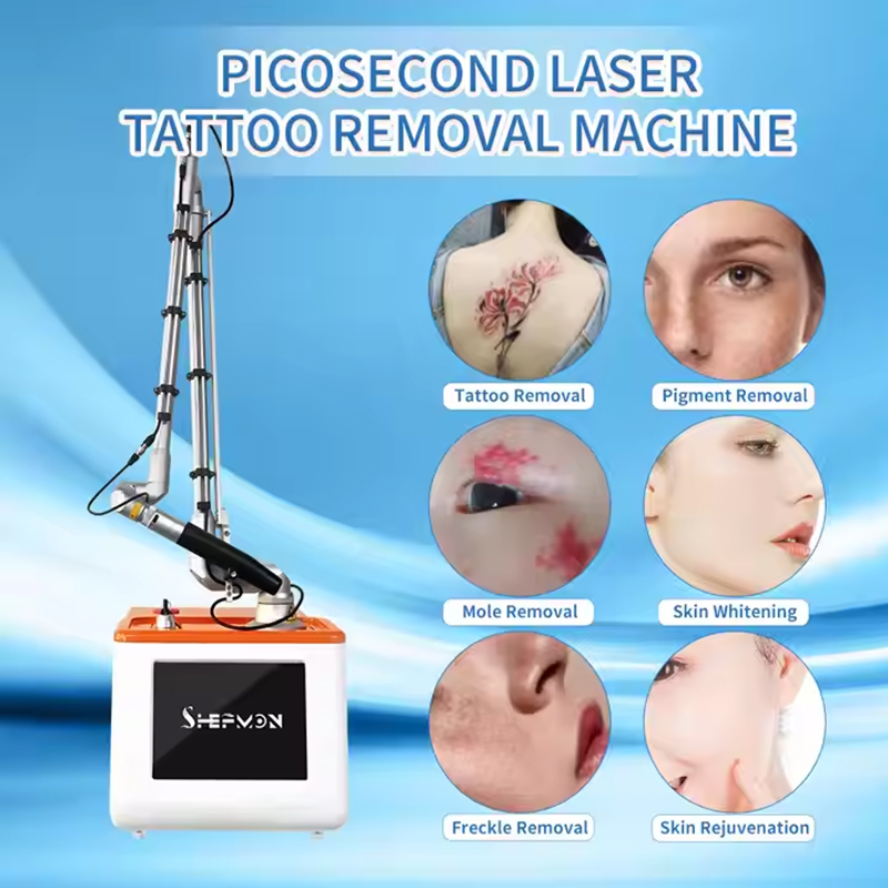 532nm q-switched 755nm Pico Yag-Laser-Nd Tattoo Removal Skin Rejuvenation Freckles Treatment Machine For Sale