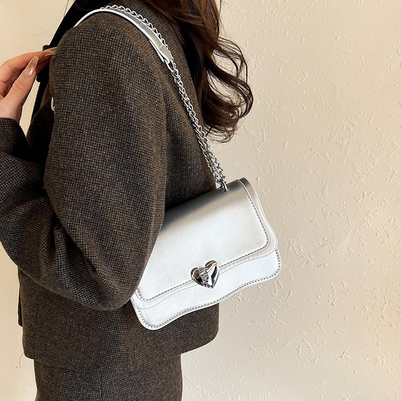 Love Women's Bag Chain Shoulder Bag Casual Fashion Armband Designer Small Square Bag